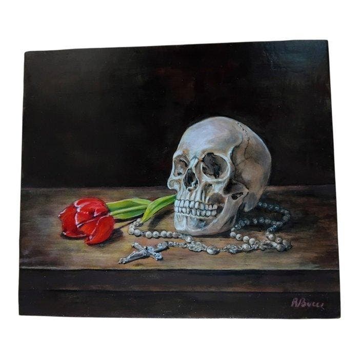 Rita Bucci (XX-XXI) - Vanitas, Antiquités & Art, Art | Peinture | Classique