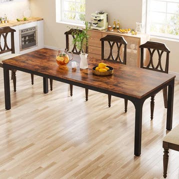 Eettafel - 6-8 personen - Eetkamer Tafel - Rechthoekig - Bru, Huis en Inrichting, Verzenden, Nieuw