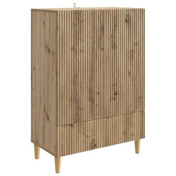 Dressoir Eiken: OP = OP! Nu 34% goedkoper als retour deal., Huis en Inrichting, Met plank(en), Verzenden, 50 tot 100 cm, Zo goed als nieuw