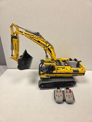 Lego Set - 8043 - Technic - LEGO Technic Graafmachine Met, Nieuw