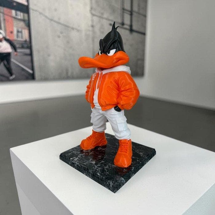 Orima Pop Art - DAFFY DUCK Urban Style Luxury « H », Antiek en Kunst, Kunst | Designobjecten