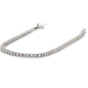 Sans prix de réserve - Bracelet de tennis - 14 carats Or