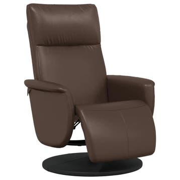 Luxe fauteuil met voetensteun: retour deal, moet weg!, Huis en Inrichting, Verzenden, 75 tot 100 cm, Zo goed als nieuw, Metaal