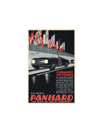 1952 PANHARD DYNA BROCHURE FRANS