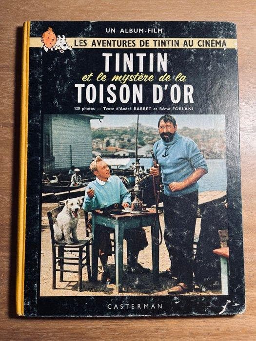 Tintin - Le Mystère de la Toison dor + Dédicace Jean Pierre, Boeken, Stripverhalen