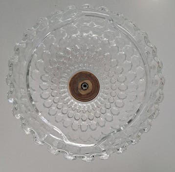 Limburg Glashütte - Plafondlamp (2) - Model A643 - Glas,, Antiek en Kunst