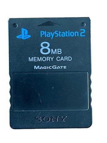 Playstation 2 Memory Card 8MB Zwart Origineel (PS2), Games en Spelcomputers, Verzenden, Nieuw