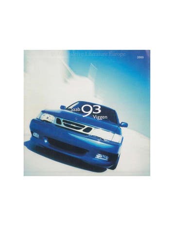 2000 SAAB 9-3 VIGGEN BROCHURE FRANS, Nieuw