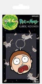 Rick and Morty Terrified Face Sleutelhanger, Verzamelen, Ophalen of Verzenden, Nieuw