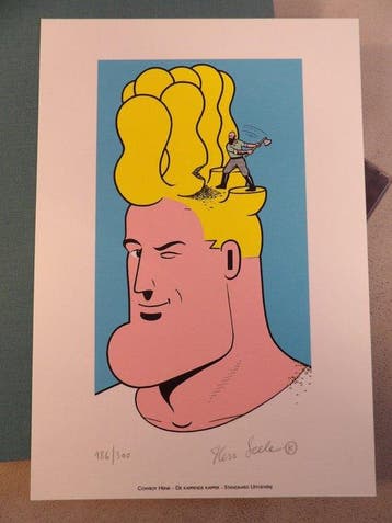 Cowboy Henk - De kappende kapper - luxe linnen hc - met, Nieuw