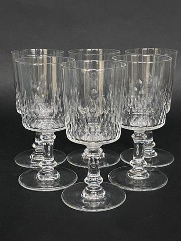 Baccarat - Drinkset - Prachtige serie van 6 wijnglazen -