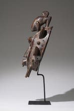 Een houten masker - Kpelie - Senufo - Ivoorkust (Zonder, Antiek en Kunst