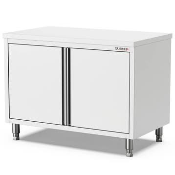 Werkbank | 700 LINE | RVS | Draaideuren | 800x700x900(h)mm, Verzenden