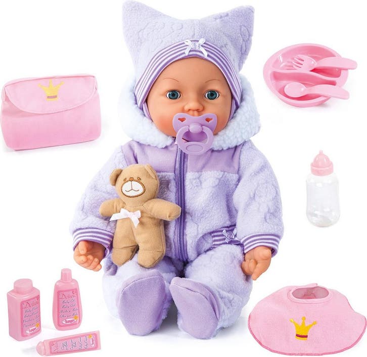 Bayer Design - Babypop Piccolina Magic Eyes 46cm, Kinderen en Baby's, Speelgoed | Overig, Zo goed als nieuw, Verzenden