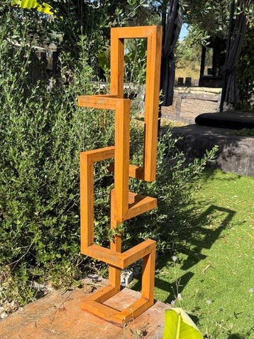 Ana Lucia B.M - Sculpture Corten - XL - No Reserve