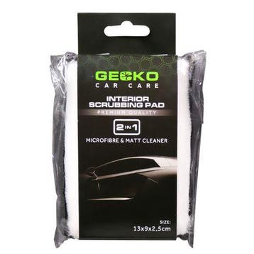 Gecko 2in1 Interieur Microvezel & Fleece Spons, Ophalen of Verzenden