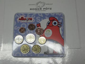 Frankreich 3,88 Euro 2022 Miniset Olympia Mascotte blaue..., Verzenden, België