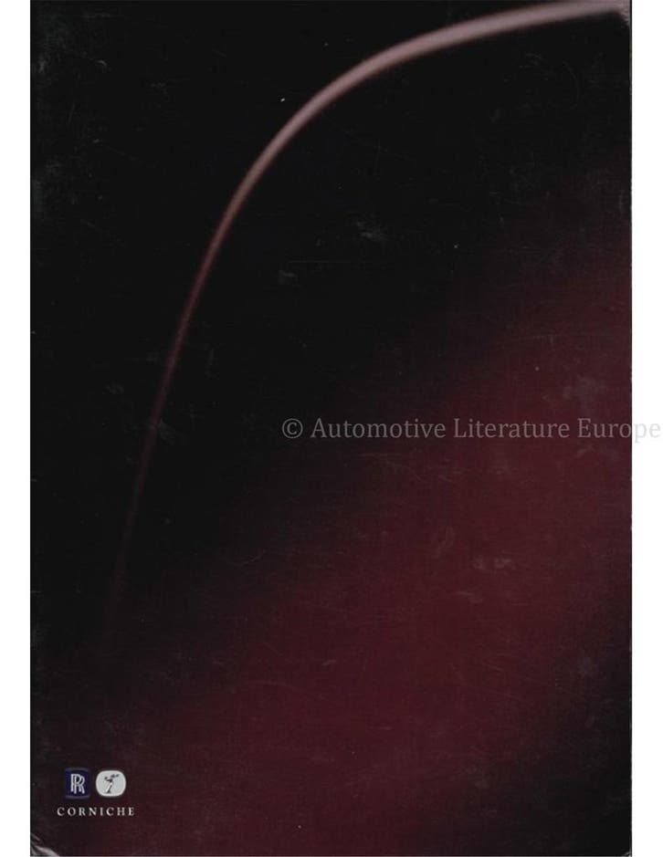 1999 ROLLS ROYCE CORNICHE BROCHURE DUITS, Livres, Autos | Brochures & Magazines, Enlèvement ou Envoi