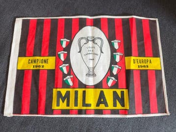 AC Milan - 1960 - Vlag/wimpel, Nieuw