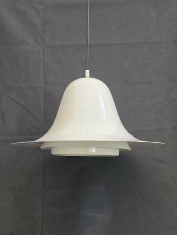 Plafondlamp - gepoedercoat staal - Vintage plafondlamp, Antiquités & Art, Antiquités | Éclairage