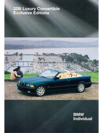 1997 BMW 328i LUXURY CONVERTIBLE, EXCLUSIVE EDITIONS, Nieuw