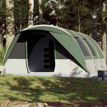 vidaXL Tunneltent 7-persoons waterdicht groen, Verzenden, Nieuw