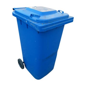 240 liter container/kliko gebruikt (Blauw), Ophalen of Verzenden