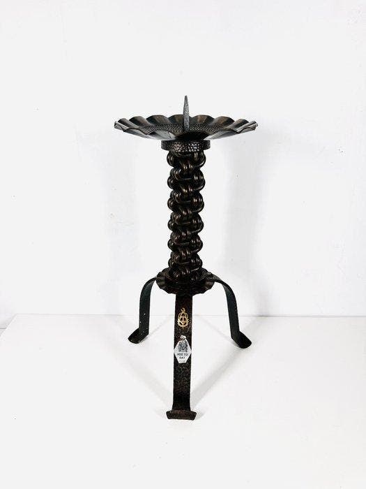 Chandelier Support de bougies en fer forgé au style, Antiek en Kunst, Curiosa en Brocante