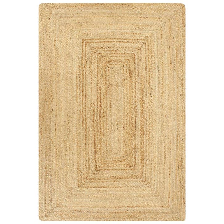 vidaXL Vloerkleed handgemaakt 80x160 cm jute naturel, Huis en Inrichting, Stoffering | Tapijten en Vloerkleden, Nieuw, Verzenden