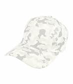 Cap Pet - Verstelbaar - Camouflageprint - One Size – Wit, Nieuw