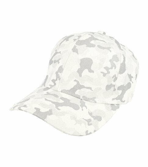 Cap Pet - Verstelbaar - Camouflageprint - One Size – Wit, Kleding | Dames, Hoeden en Petten