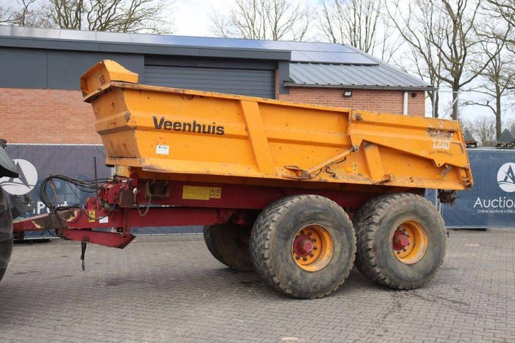 Veiling: Kipper Jan Veenhuis JVZK 18000 2002, Autos, Camions, Enlèvement