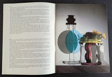 Barbara Radice - Memphis Milano - Vetri 1986 - Ettore