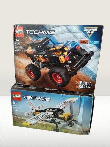 Lego - 42219, 42198 - Lego Technic - SUPER ZESTAW - Monster, Nieuw