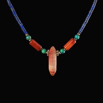 Het oude Egypte, Grieks-Romeinse periode Ketting met lapis