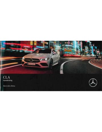 2019 MERCEDES BENZ CLA KLASSE INSTRUCTIEBOEKJE NEDERLANDS