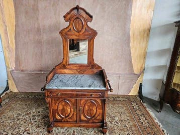 Kabinet - Hout - mobiele wc, Antiek en Kunst