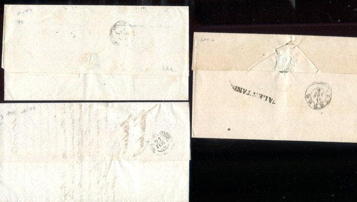 Anciens états italiens - États pontificaux 1852/1864 - 2, Timbres & Monnaies, Timbres | Europe | Italie
