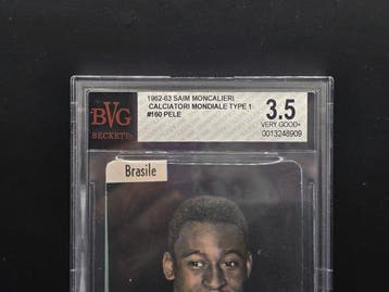 1962/63 Saim Moncalieri Calciatori Mondiale Type 1 Pelé #160, Nieuw