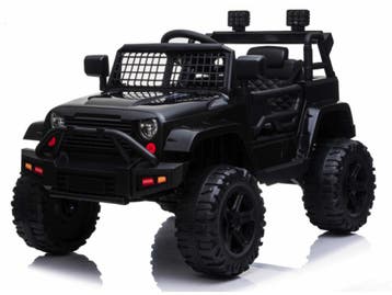Jeep Mountain King, 12 volt  elektrische kinderauto met rubb, Ophalen of Verzenden
