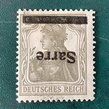 Territoire du bassin de la Sarre 1920 - 1 Pf Germania avec