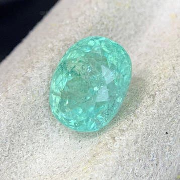 Zonder minimumprijs - 1 pcs Groen, Blauw Paraiba toermalijn
