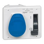 Legrand Inbouwstopcontact 230V 16A 3P IP44 P17 Met Slot -, Doe-het-zelf en Bouw, Verzenden, Nieuw