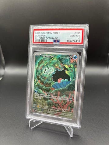 Pokémon - 1 Graded card - Clamperl #195 Destined Rivals -, Nieuw