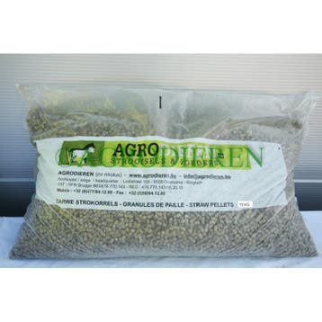 Tarwe stropellets strokorrels stalstrooisel - 15 kg - losse