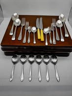 Antique Mixed Silver-Plated Canteen - 51 Pieces - Sheffield