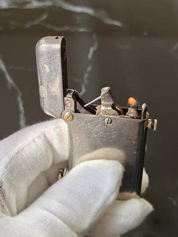 Thorens - Double Claw - Aansteker - Chrome Plated Metal