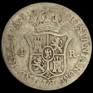 Espagne. Joseph Bonaparte. 4 Reales 1810 Madrid AI (Sans, Postzegels en Munten