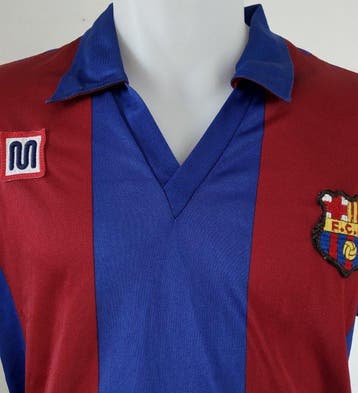 FC Barcelona 1984/89 - Maillot Domicile - Meyba Original -, Nieuw