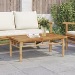 vidaXL Salontafel 90x50x35 cm bamboe, Verzenden, Nieuw